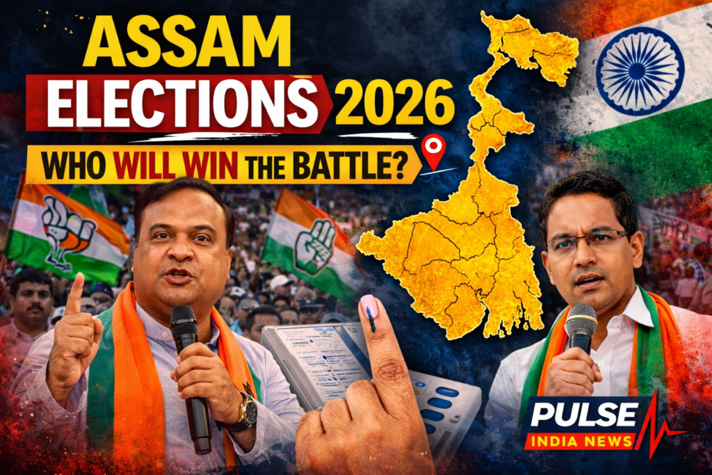 Assam Elections 2026: Key Issues, Parties and Political Battle Assam Elections 2026 Himanta Biswa Sarma vs Congress battle who will win Assam assembly election