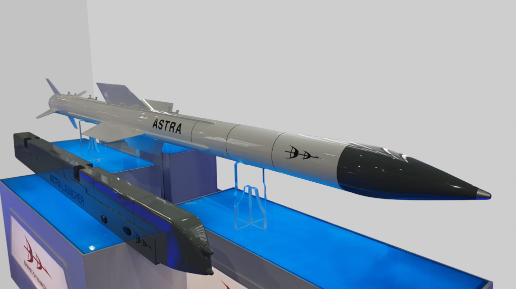 Astra beyond-visual-range air-to-air missile developed by India.