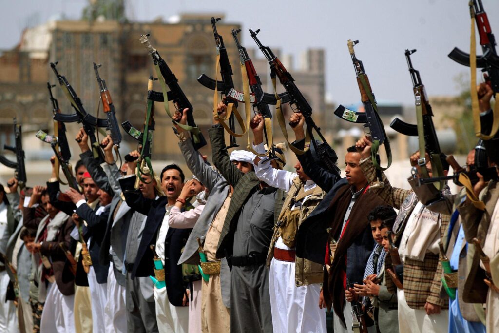 Houthis Remain Silent as War Tensions Around Iran Escalate Houthi fighters Yemen conflict