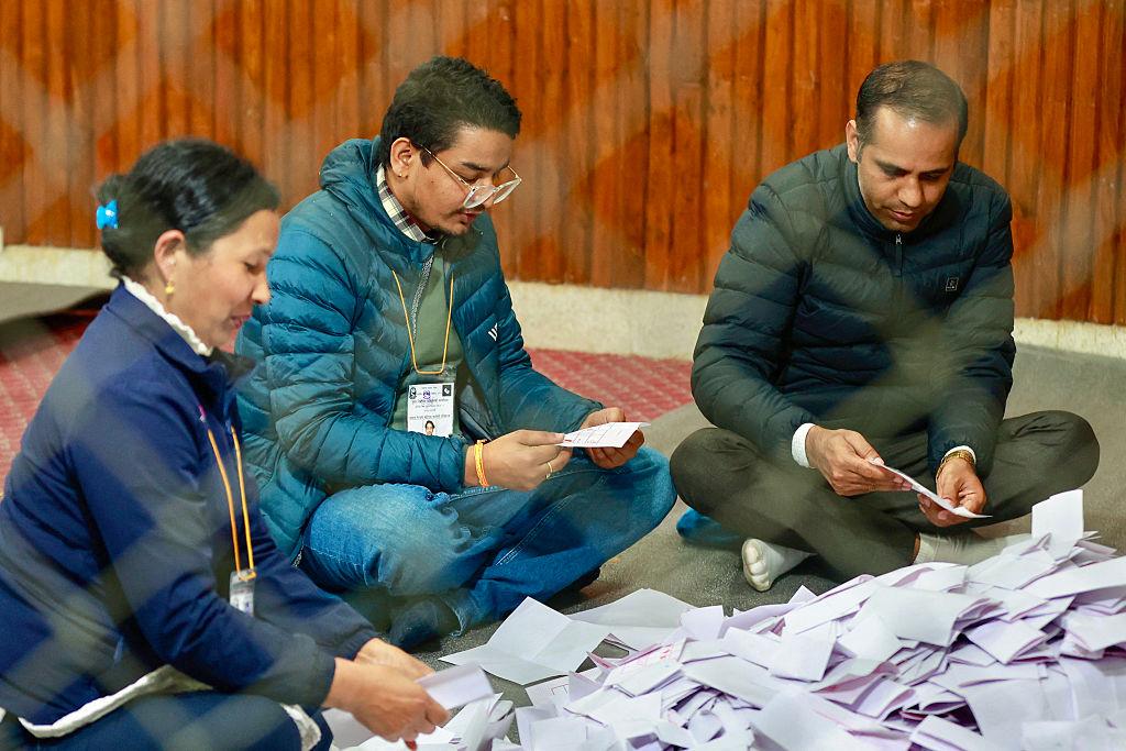 Nepal Election Results 2026: Vote Counting Begins, New Political Shift Expected Nepal election vote counting officials ballot papers