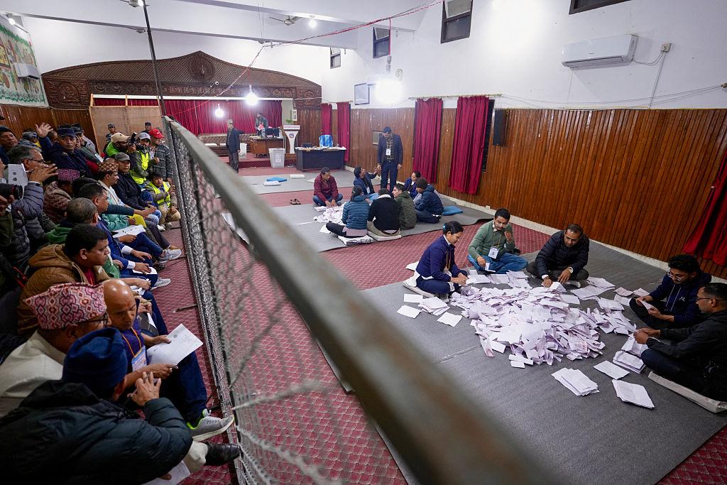 Nepal Election Results 2026: Vote Counting Begins, New Political Shift Expected Nepal election vote counting officials ballot papers