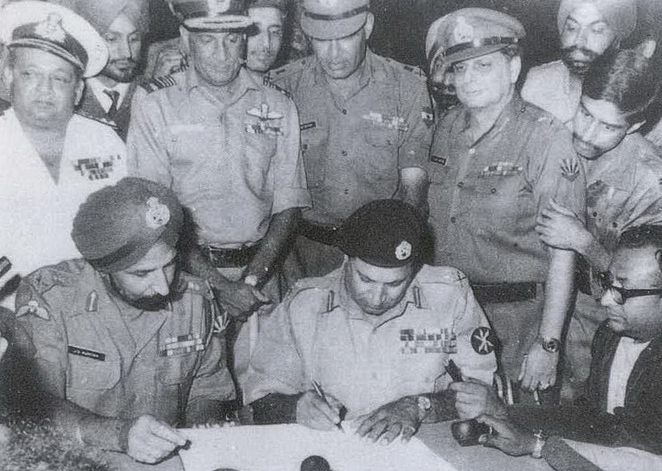 India’s Foreign Policy: Balancing History, Strategy and Regional Competition in Asia pakistan signing document of surrender