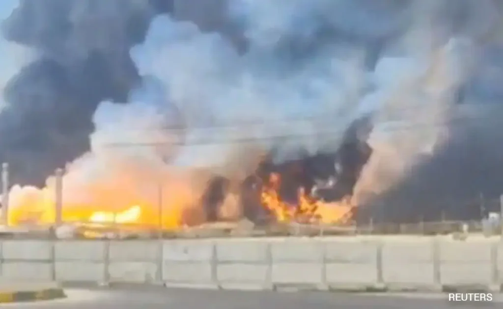 Air defense interception during Gulf missile attack