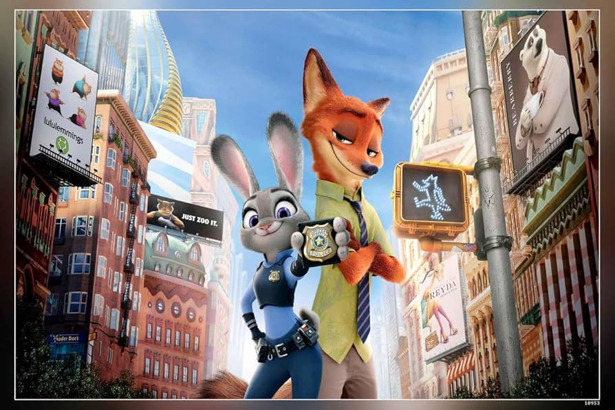 OTT Releases this week Zootopia animated Disney movie poster featuring Judy Hopps and Nick Wilde