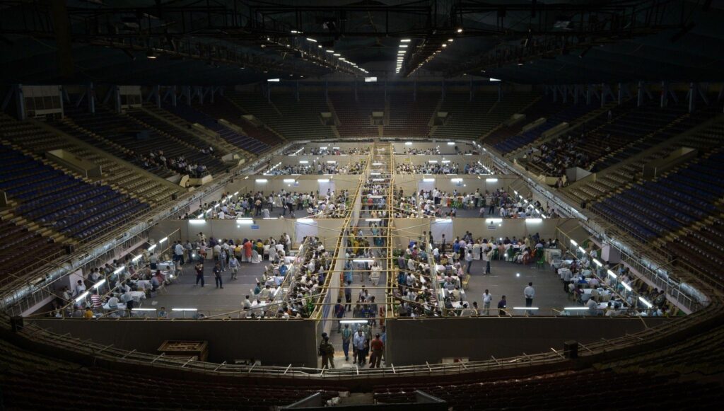 Polling Ends in Assam, Kerala and Puducherry; Results on May 4 Election counting centre India EVM vote counting Assam Kerala Puducherry results May 4