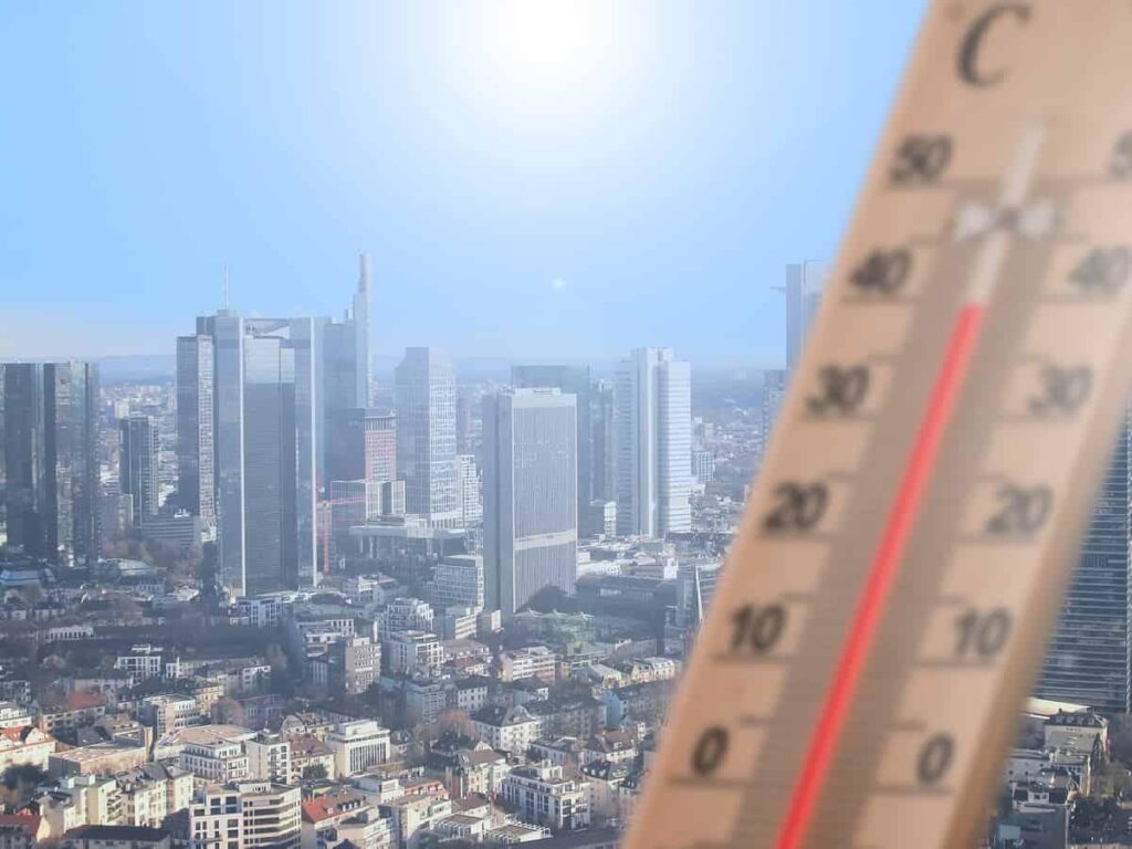 hyderabad areas concentrated with urban heat