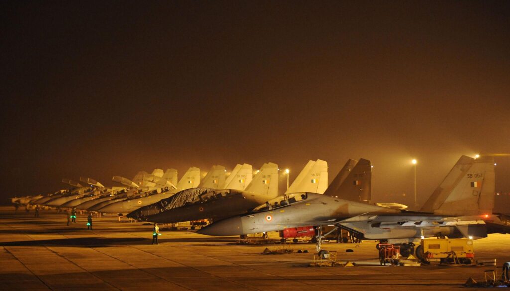 Indian Air Force airbase fighter jets runway deployment strategy