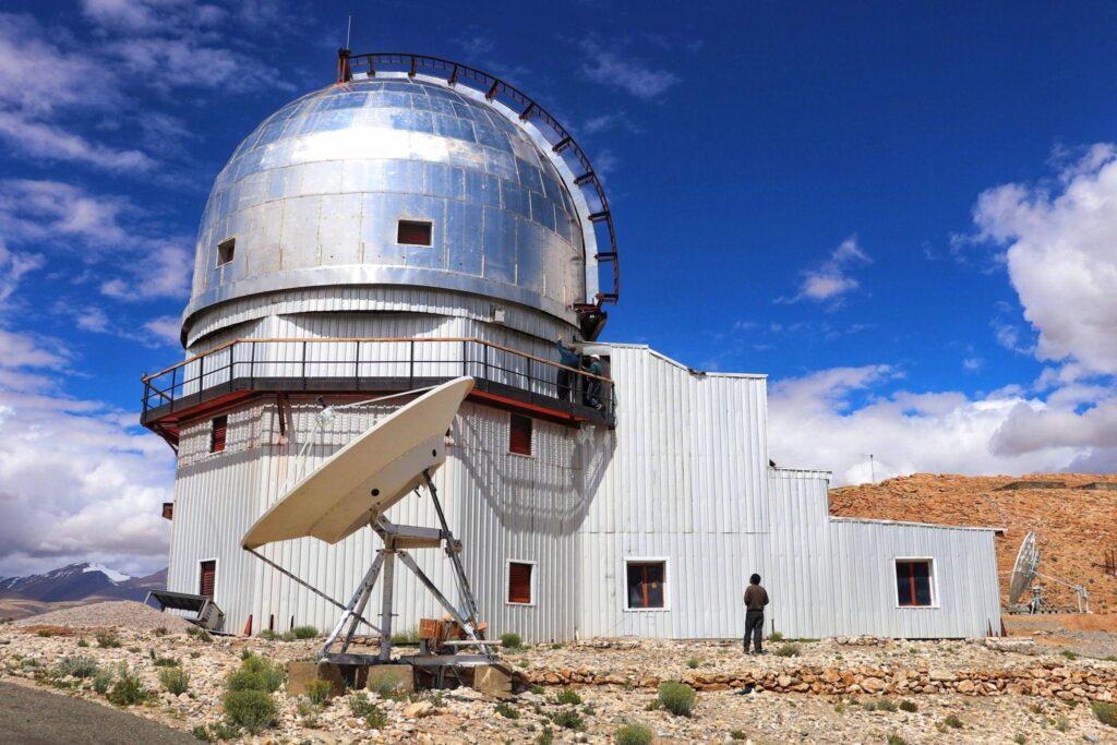 Himalayan Chandra Telescope dome Hanle Ladakh high altitude observatory