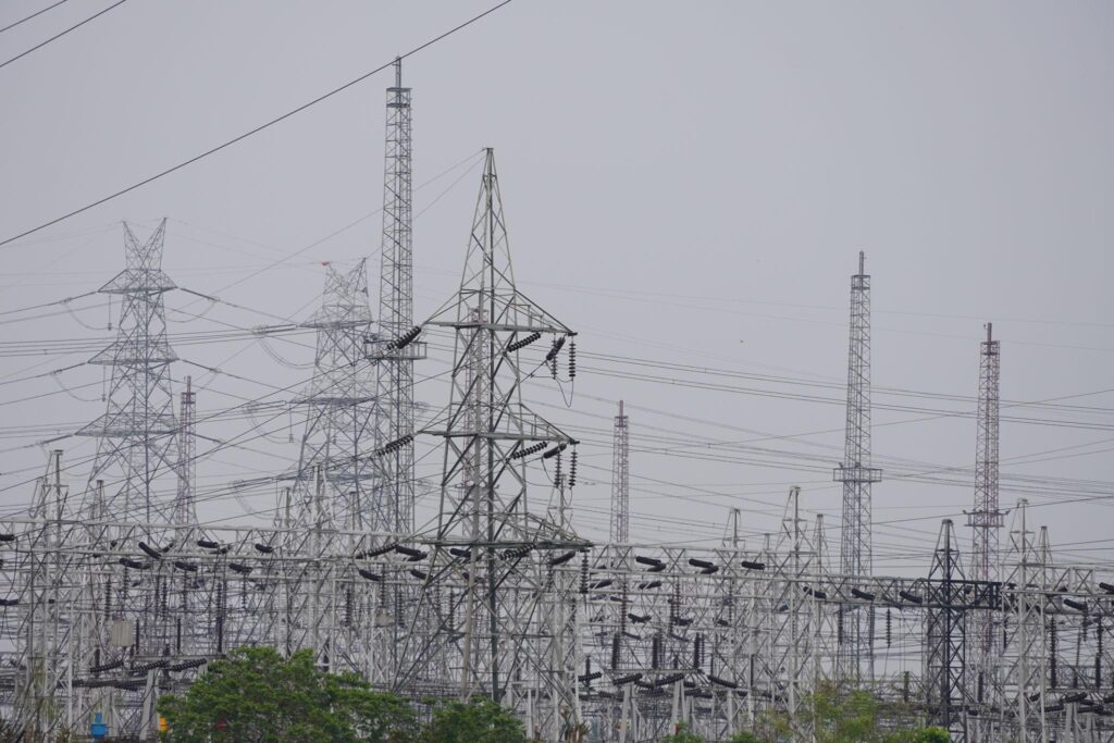 High voltage power substation and transmission infrastructure in India