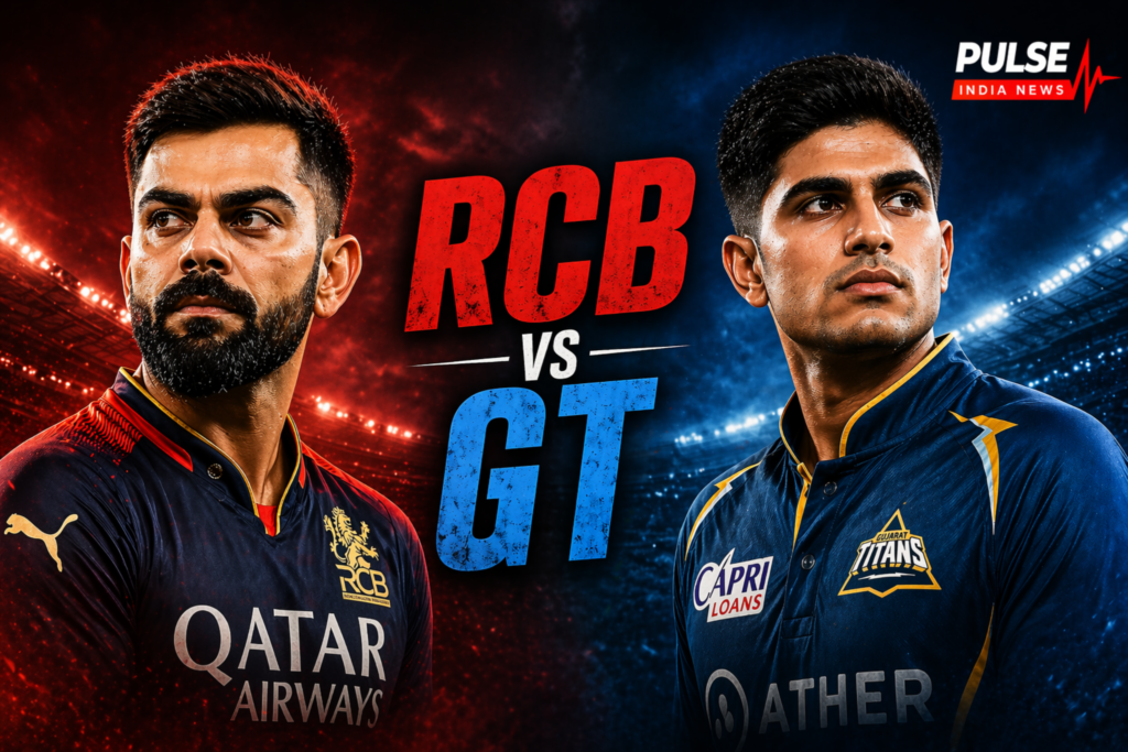 RCB vs GT match analysis showing Royal Challengers Bengaluru vs Gujarat Titans IPL 2026 cricket match breakdown and key moments