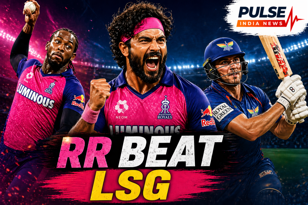 Ravindra Jadeja leads Rajasthan Royals to win vs Lucknow Super Giants IPL 2026