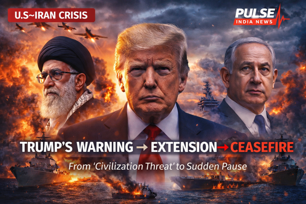 Trump Iran crisis 2026 warning extension ceasefire conflict leaders image
