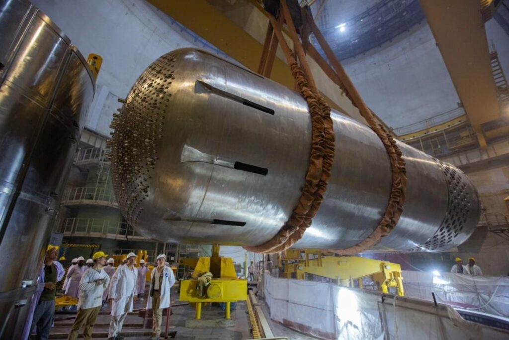 Fuel-loading operations underway at Rooppur Nuclear Power Plant in Bangladesh.