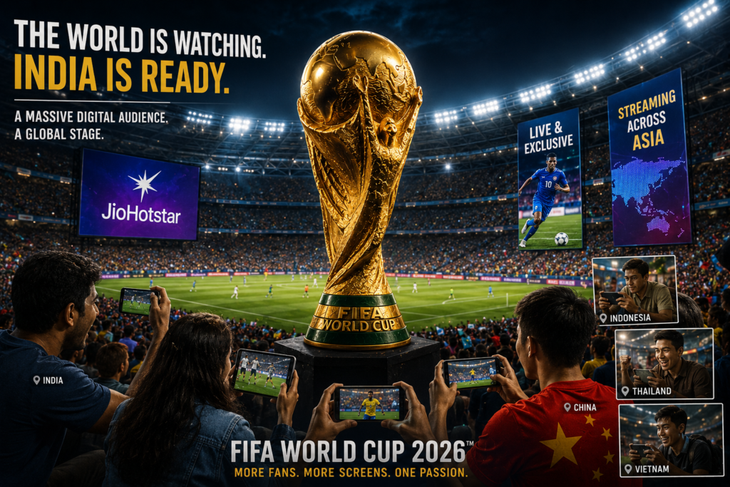Growing digital football audience in India ahead of FIFA World Cup 2026