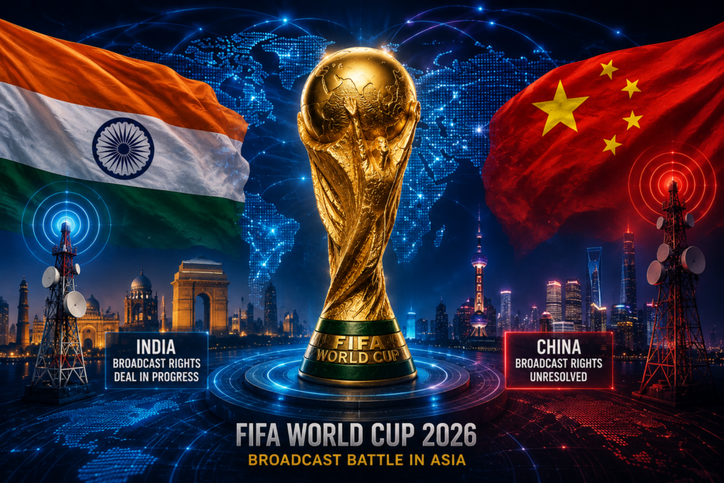 India and China remain unresolved markets for FIFA World Cup 2026 broadcasting rights