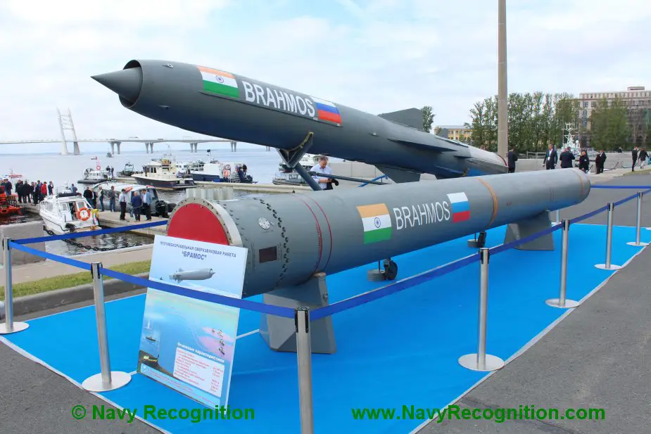 BrahMos supersonic missile system used on Indian Navy stealth warships
