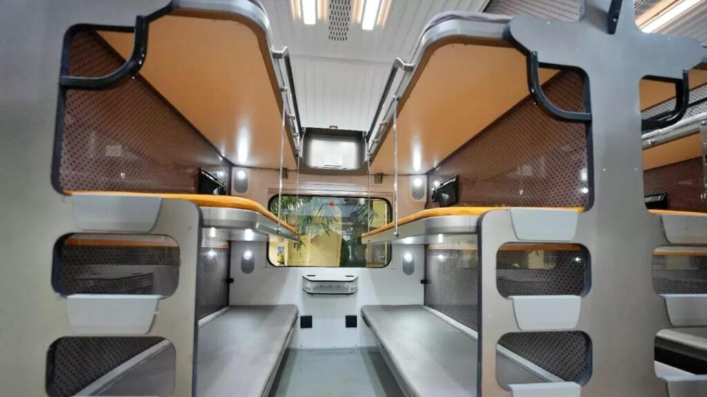 Modern interiors planned inside upcoming Vande Bharat Sleeper trains