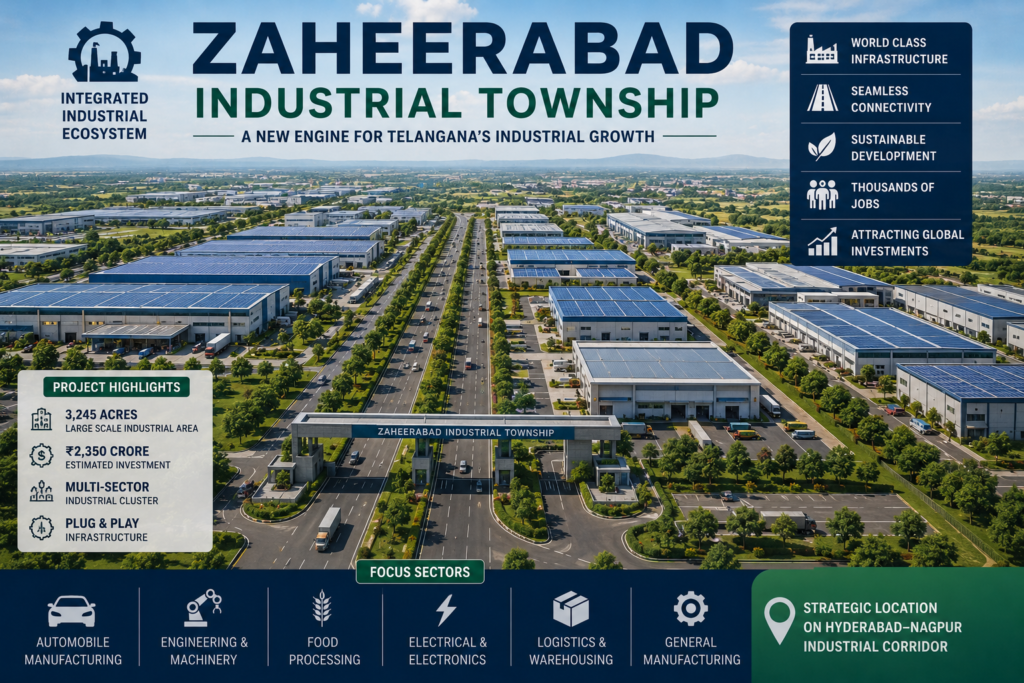 Zaheerabad industrial township project in Telangana aimed at boosting manufacturing