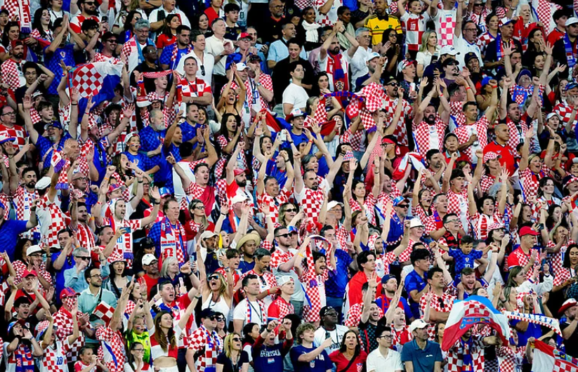 Croatia fans celebrate after victory over Panama in FIFA World Cup 2026 Group L