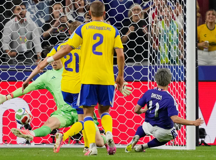Daizen Maeda scores Japan opening goal against Sweden in FIFA World Cup 2026