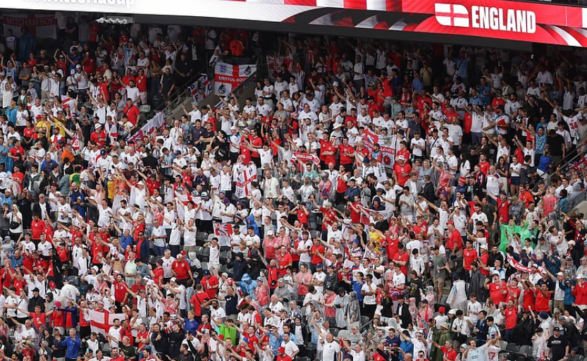 England fans cheer before Panama vs England FIFA World Cup 2026 Group L match