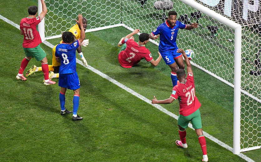Achraf Hakimi scores Morocco