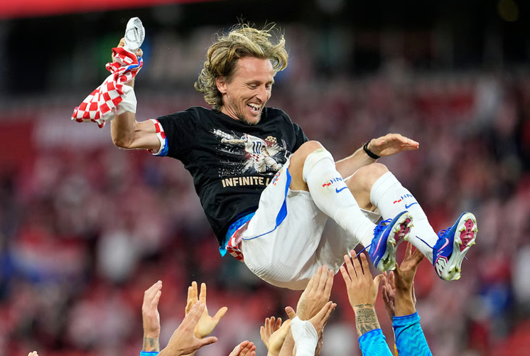 Luka Modric celebrates after Croatia defeated Panama at the FIFA World Cup 2026