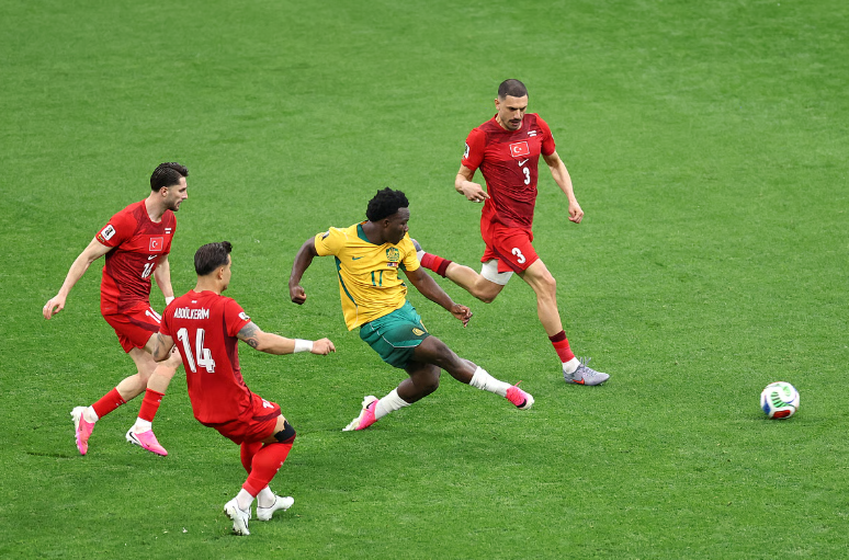 Nestory Irankunda scores Australia