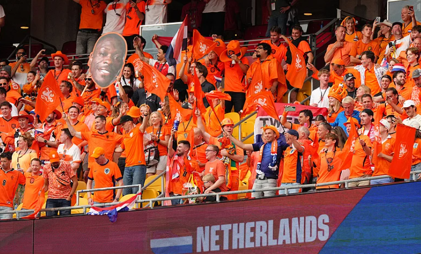 Netherlands fans celebrate after Tunisia vs Netherlands FIFA World Cup 2026 match