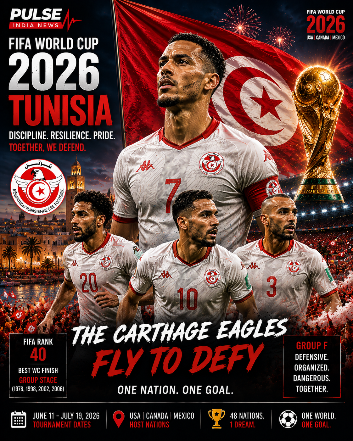 Tunisia national football team FIFA World Cup 2026 Group F analysis