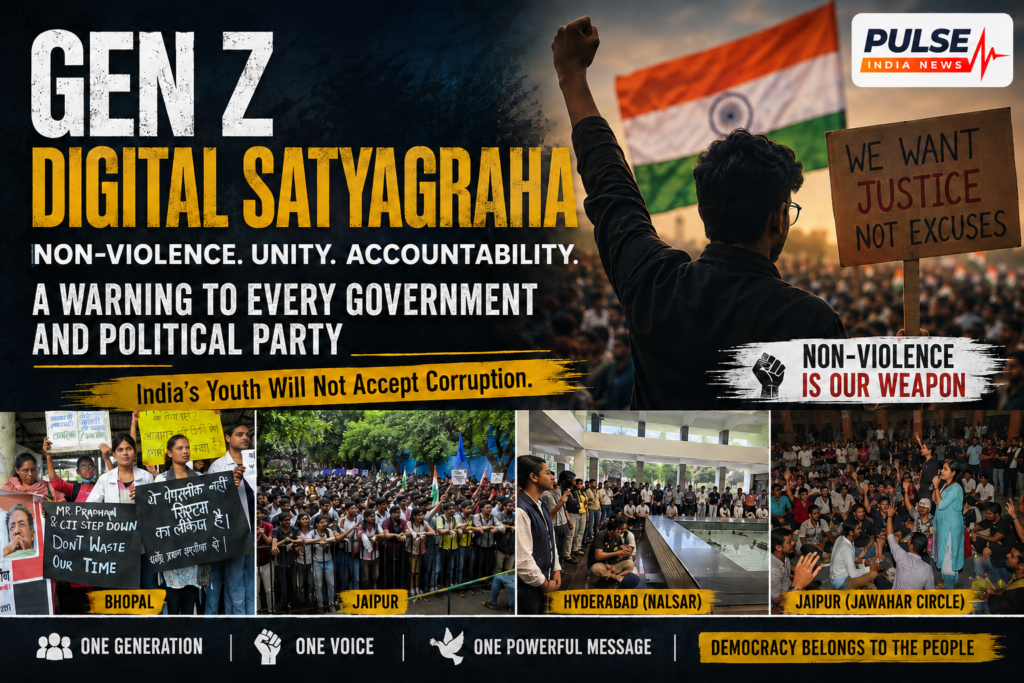 India Gen Z digital satyagraha protest