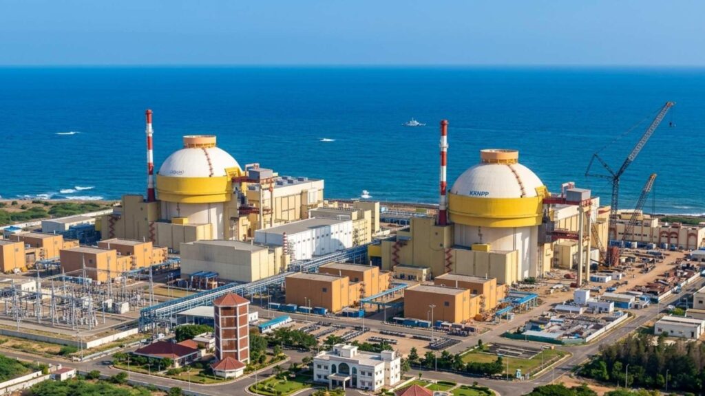 Kudankulam Nuclear Power Plant in Tamil Nadu, India