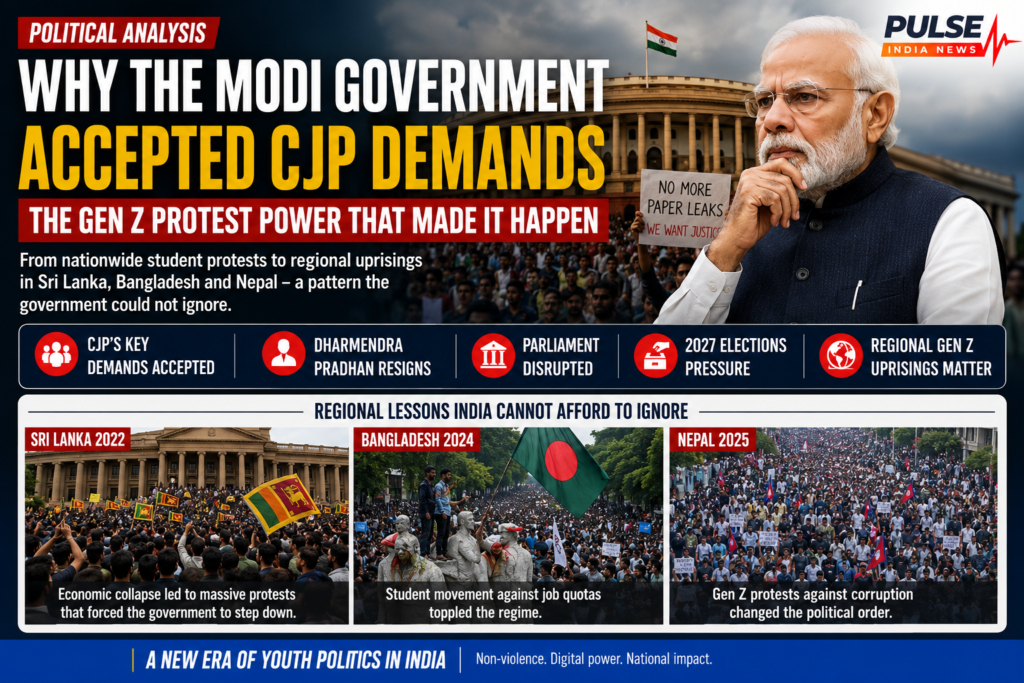 Why the Modi government accepted CJP demands after Gen Z protests