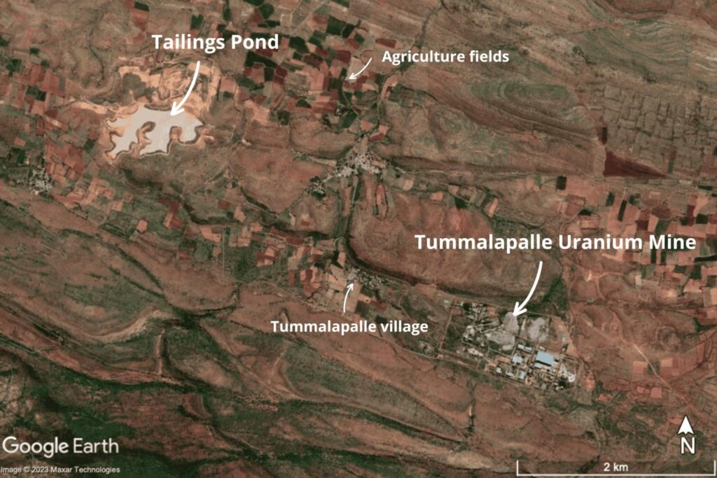 Tummalapalle Uranium Mine in Andhra Pradesh, one of India