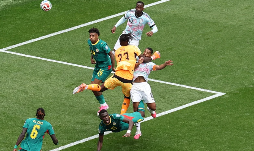 Belgium midfielder Youri Tielemans scores the equaliser against Senegal in the FIFA World Cup 2026 Round of 32