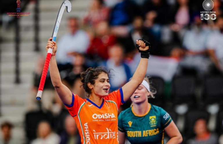 Pulse India News – Latest Breaking News from India & World Indian women’s hockey player celebrates against South Africa at FIH Women’s Hockey World Cup 2026