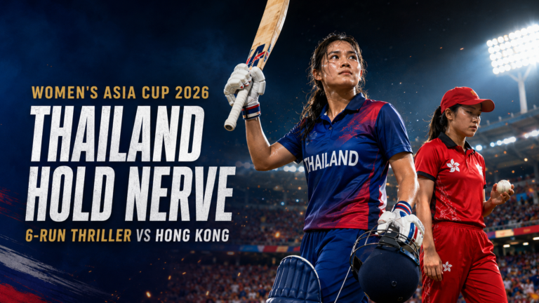 Pulse India News – Latest Breaking News from India & World Thailand Women celebrate a six-run victory over Hong Kong in the Women’s Asia Cup 2026.